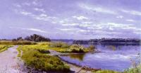 Monsted, Peder Mork - River Landscape